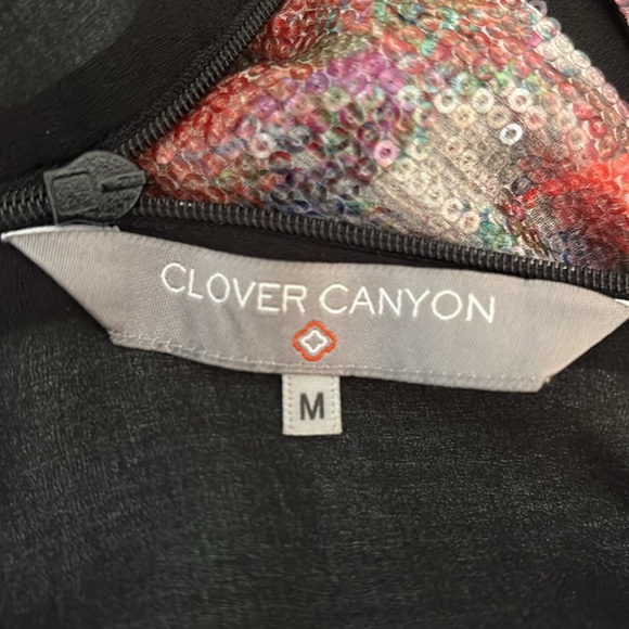 CLOVER CANYON Sequin Shift Dress Size Medium - Picture 6 of 8